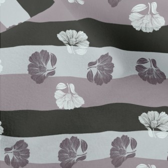 Delicate Dark Florals Micro Fleece