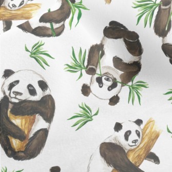 Pandas Are Enjoying A Feast Micro Fleece
