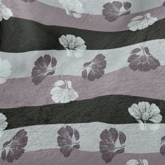 Delicate Dark Florals Minky