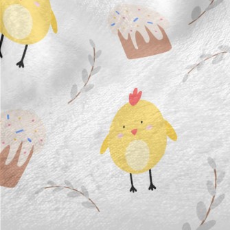 Yellow Chick And Egg Cake Minky