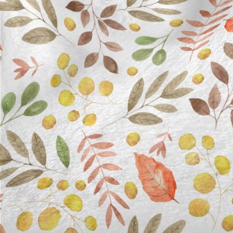 Autumn Leaves In Watercolor St Minky