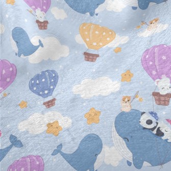 Blue Whale Taxi In The Sky Minky