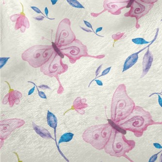 Butterfly Fairy In Flight Minky