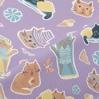 Cat Enjoying Summer On The Bea Piqué