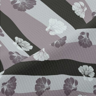 Delicate Dark Florals Piqué