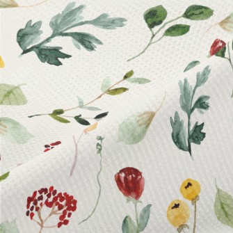 Mini Wildflowers In A Watercol Piqué
