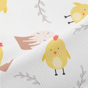 Yellow Chick And Egg Cake Piqué