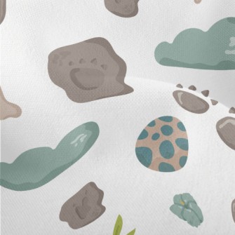 Dinosaur Footprints Discovered Lightweight Performance Linen