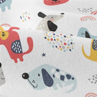 Naughty And Funny Colorful Pup Modern Jersey