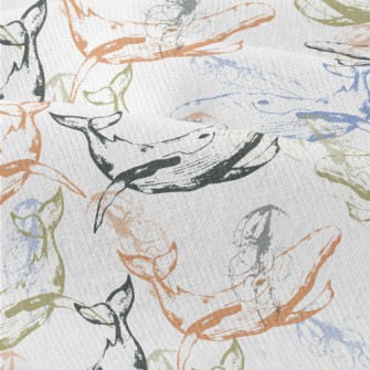 Whales Roaming The Sea Floor Modern Jersey
