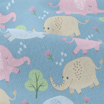 Naughty Colorful Baby Elephant Modern Jersey