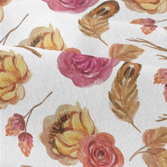 Warm Flowers In Watercolor Sty Modern Jersey