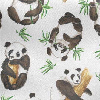 Pandas Are Enjoying A Feast Jersey Backed Fleece