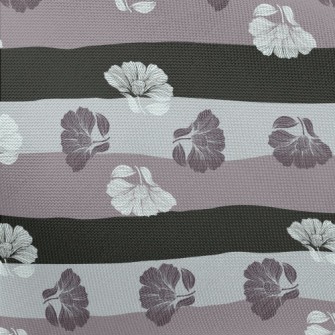 Delicate Dark Florals Pongee