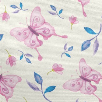 Butterfly Fairy In Flight Pongee