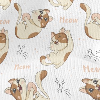 Funny Kittens Playing Stretch Jersey