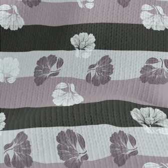Delicate Dark Florals Stretch Jersey