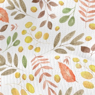 Autumn Leaves In Watercolor St Stretch Jersey