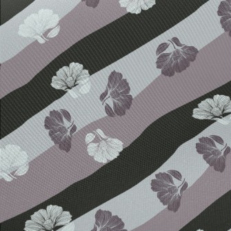 Delicate Dark Florals Midweight Cotton Poplin