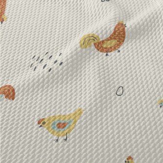 Chicken Who Lives Every Day Se Birdseye Piqué