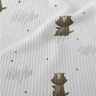 Cuddly Little Animals Birdseye Piqué