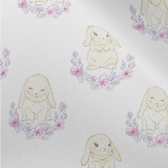 Lop-eared Rabbit Surrounded By Chiffon