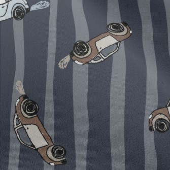Classic Car In Retro Tones Chiffon