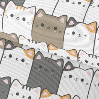 Cats Of Various Colors Standin Waterproof Oxford