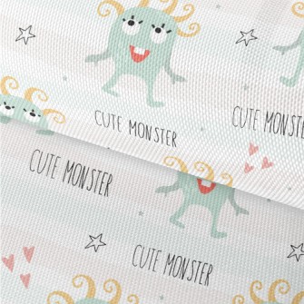Funny And Playful Monster Waterproof Oxford