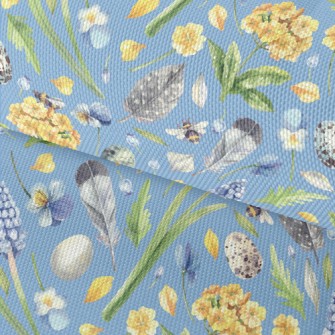 Spring Landscape In Watercolor Waterproof Oxford