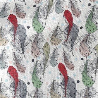 Mysterious Colored Feathers Waterproof Canvas