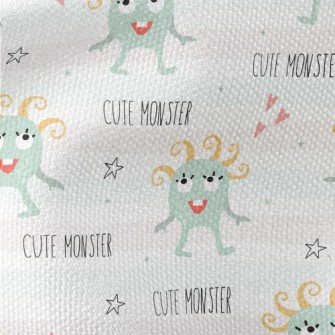 Funny And Playful Monster Waterproof Canvas