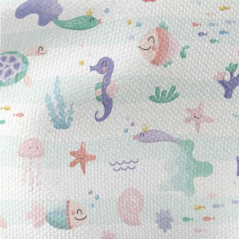 Happy Creatures Living On The  Waterproof Canvas