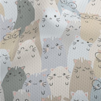 Smiling Animals In Special Sha Athletic Mesh Flat Back