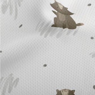 Cuddly Little Animals Athletic Mesh Flat Back