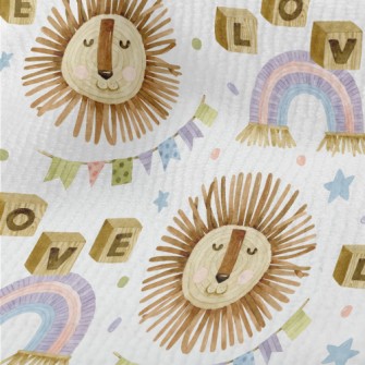 Baby Toys With Lion And Letter Terry