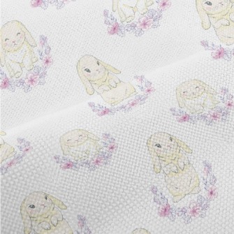 Lop-eared Rabbit Surrounded By Performance Linen
