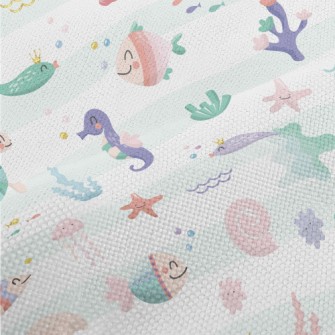 Happy Creatures Living On The  Performance Linen