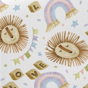 Baby Toys With Lion And Letter Twill