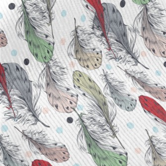 Mysterious Colored Feathers Standard Corduroy