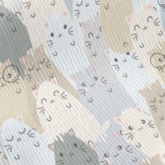 Smiling Animals In Special Sha Standard Corduroy