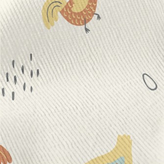 Chicken Who Lives Every Day Se Standard Corduroy