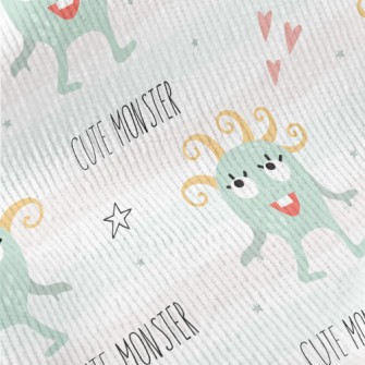 Funny And Playful Monster Standard Corduroy
