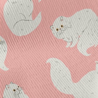 Smart And Flexible Persian Cat Standard Corduroy