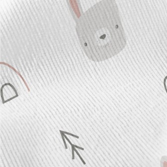 Cute Rabbit In The Woods Standard Corduroy