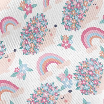 A Hedgehog With A Bunch Of Flo Standard Corduroy