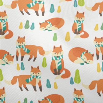 Scarf Fox Ready For Winter Dobby