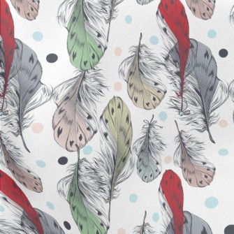 Mysterious Colored Feathers Stretch Ponte