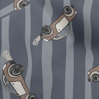 Classic Car In Retro Tones Micro Fleece