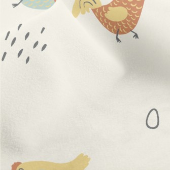 Chicken Who Lives Every Day Se Micro Fleece